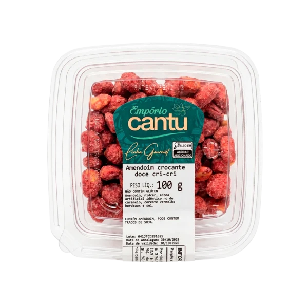 Amendoim crocante doce cri cri 100g
