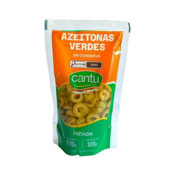 Azeitonas verdes fatiadas 270g