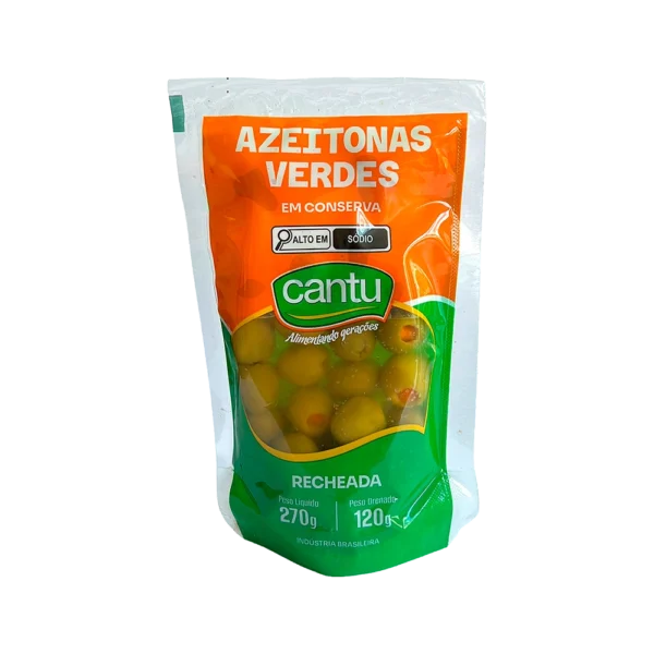 Azeitonas verdes recheada 270g