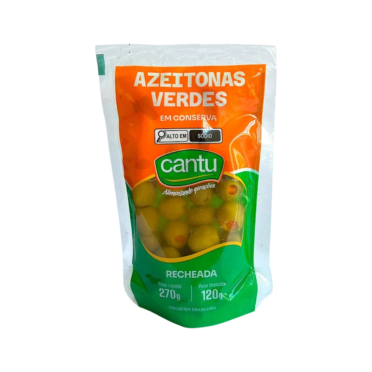 Azeitonas verdes recheada 270g
