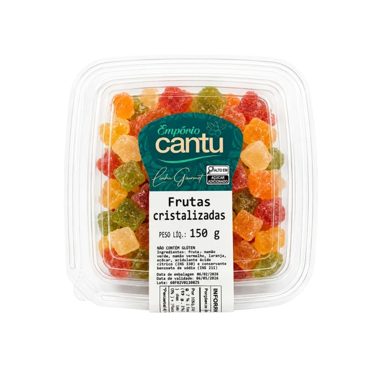 Frutas cristalizadas 150g