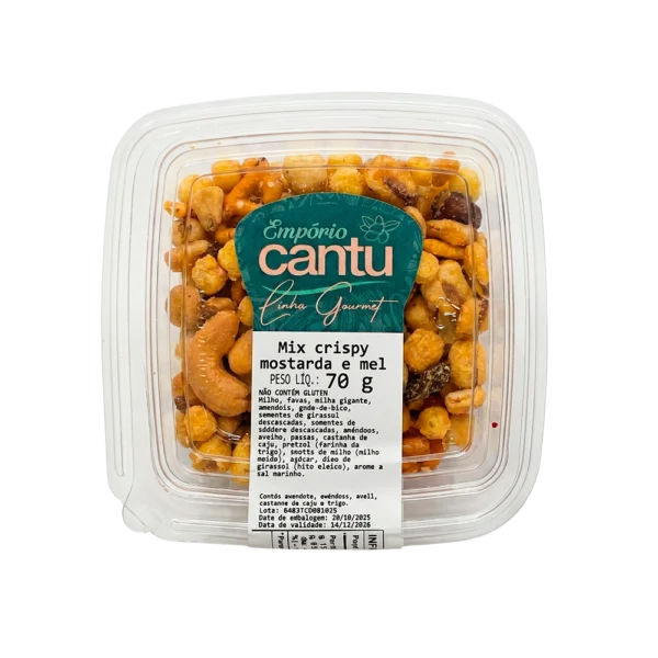 Mix crispy mostarda e mel 70g