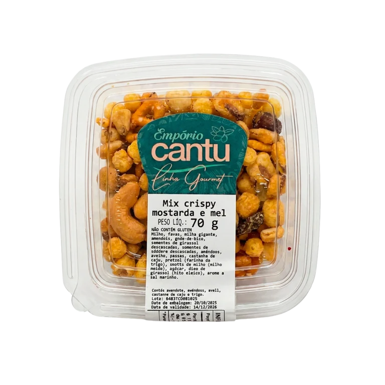 Mix crispy mostarda e mel 70g