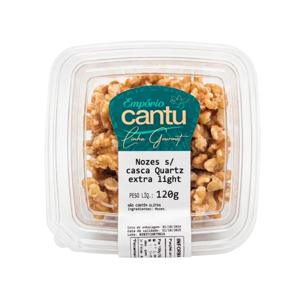 Nozes sem casca quartz extra light 120g