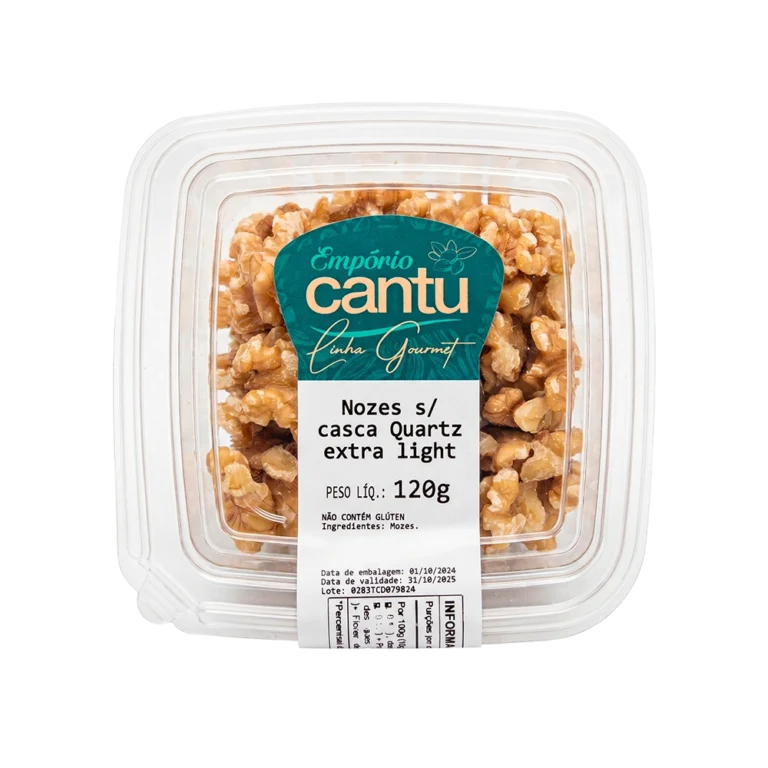 Nozes sem casca quartz extra light 120g