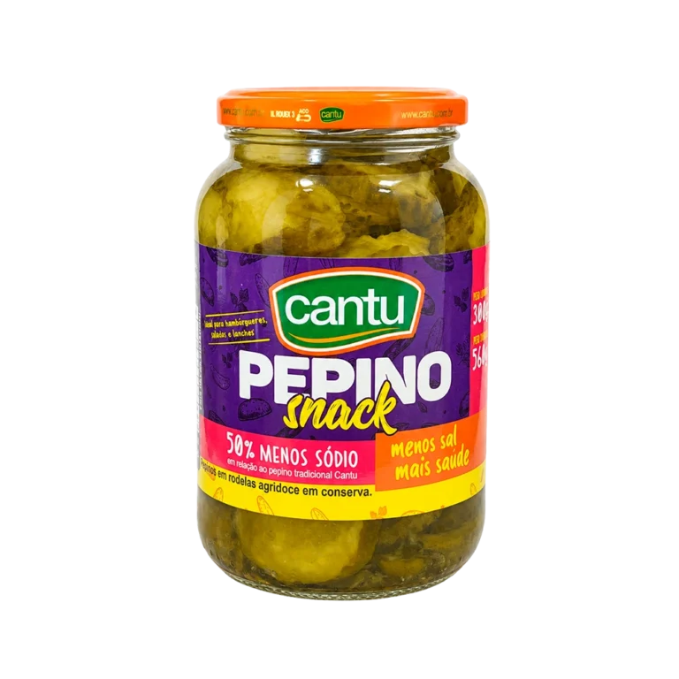 Pepino snack 50% menos socio 560g