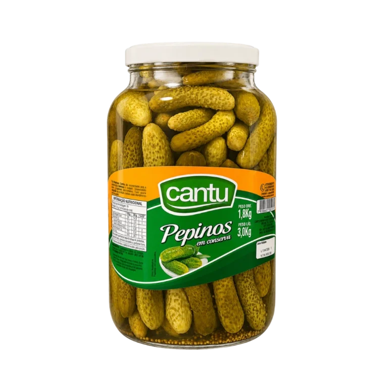 Pepinos em conserva 3Kg