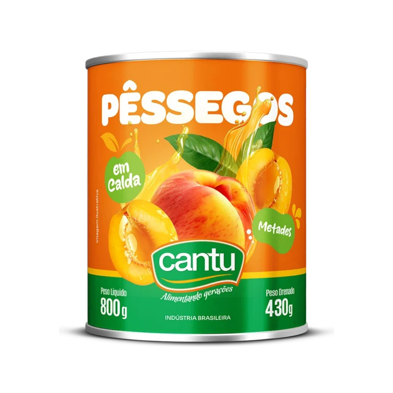 Pessego enlatado 800g