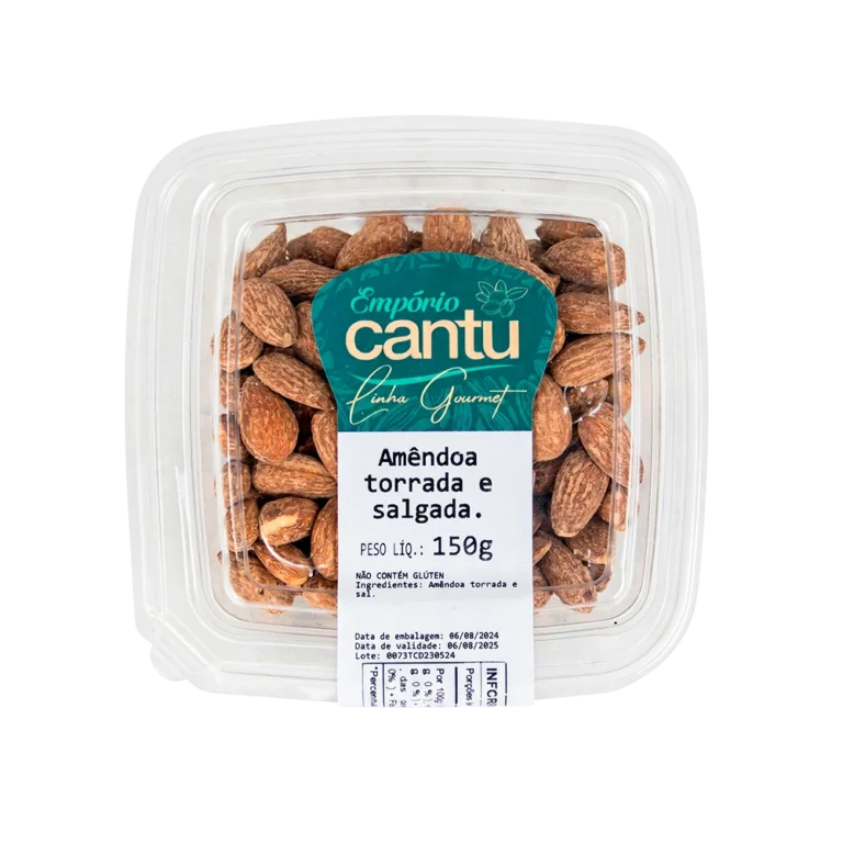 amendoa torrada e salgada 150g