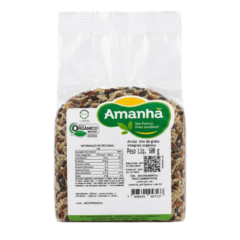 Arroz mix de grãos integrais orgânico 500g