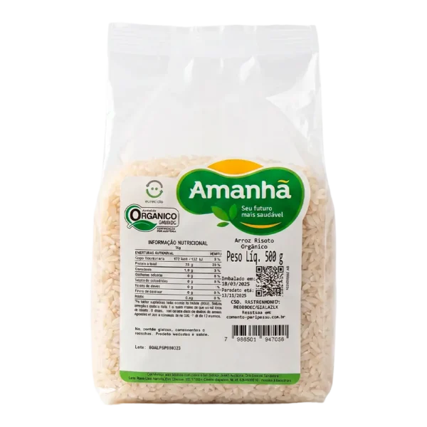 Arroz risoto orgânico 500g 2