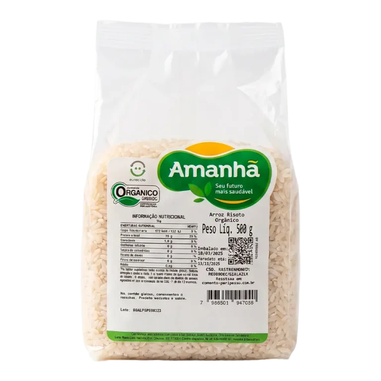 Arroz risoto orgânico 500g 2
