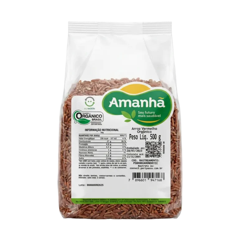 Arroz vermelho orgânico 500g