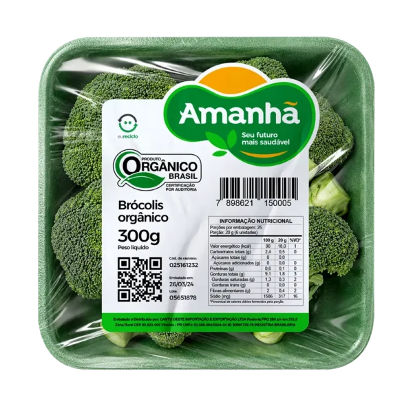 Brócolis orgânico 300g