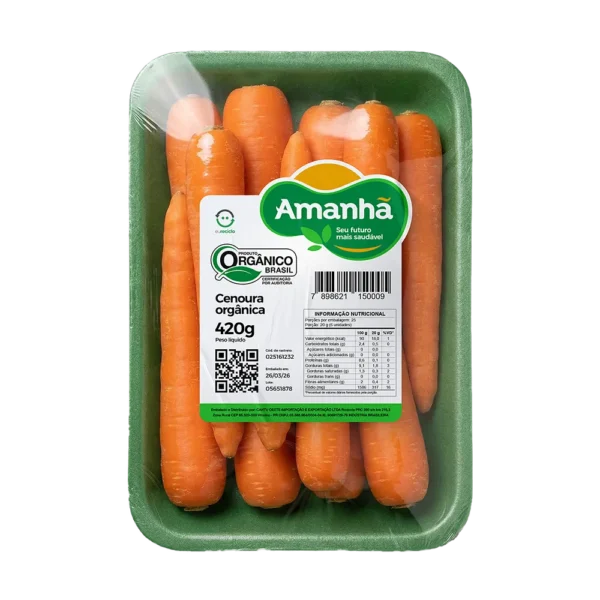 Cenoura orgânica 420g
