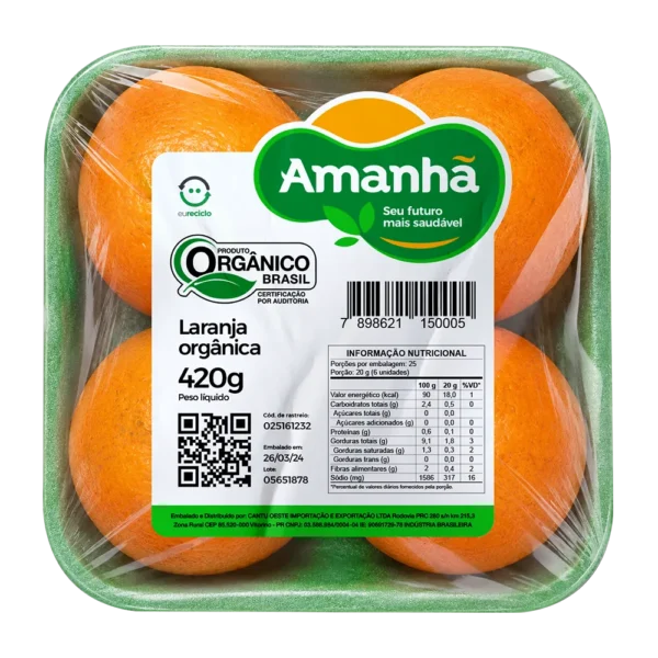 Laranja orgânico 420g