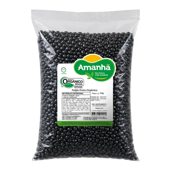 Feijão preto orgânico 1kg