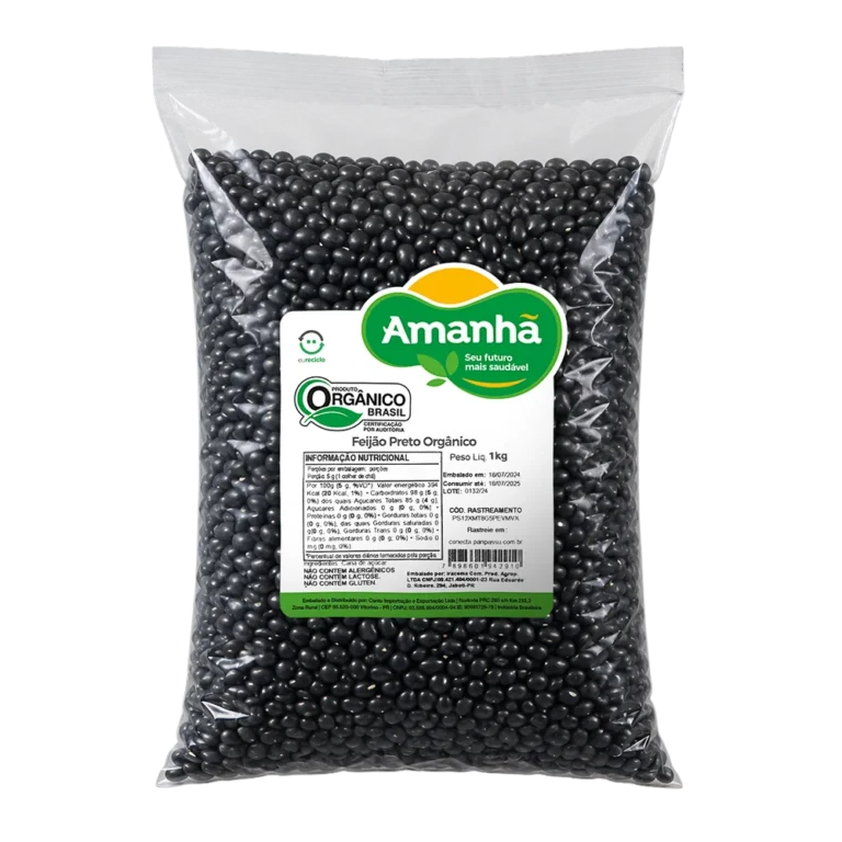Feijão preto orgânico 1kg